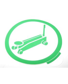 Mercedes C199 Lifting Jacking Point Label Sticker Decal A1995842207 New Genuine